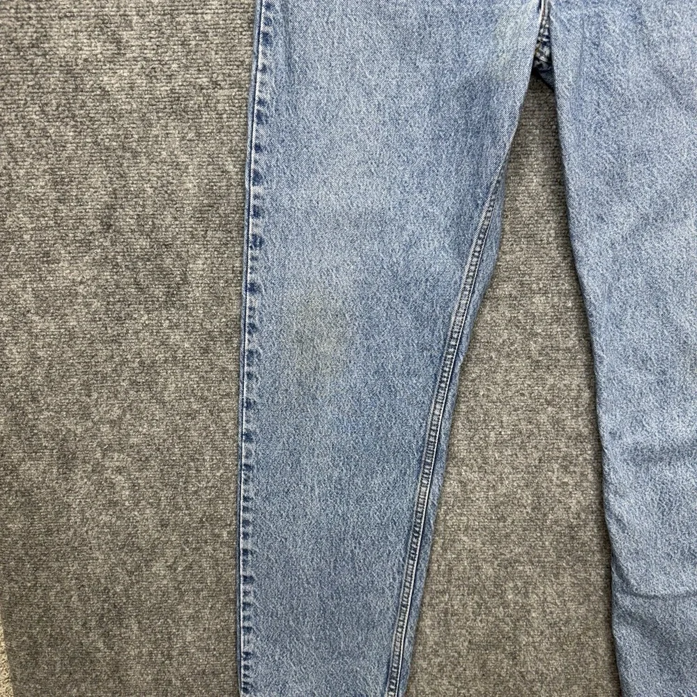 Levis 505 straight leg orange tab vintage jeans Men's size 38 38x32 stained knee